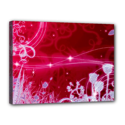 Crystal Flowers Canvas 16  X 12  by Sapixe