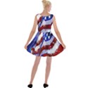 Flag Usa United States Of America Images Independence Day Velvet Skater Dresses View2