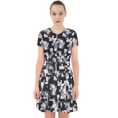 Noise Texture Graphics Generated Adorable In Chiffon Dress by Sapixe