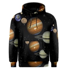 Outer Space Planets Solar System Men s Pullover Hoodie by Sapixe