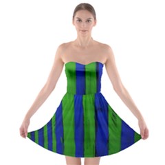 Stripes Strapless Bra Top Dress by bestdesignintheworld