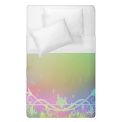Christmas Greeting Card Frame Duvet Cover (single Size) by Sapixe