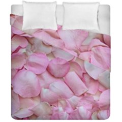 Romantic Pink Rose Petals Floral  Duvet Cover Double Side (california King Size) by yoursparklingshop
