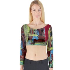 Point Of View 9 Long Sleeve Crop Top by bestdesignintheworld