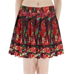 Sacred Marks Pleated Mini Skirt by bestdesignintheworld