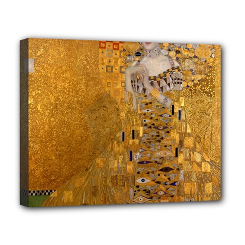 Adele Bloch-bauer I - Gustav Klimt Deluxe Canvas 20  X 16   by Valentinaart