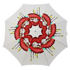 Bit Your Tongue Straight Umbrellas by StarvingArtisan