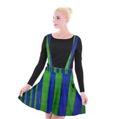 Stripes Suspender Skater Skirt by bestdesignintheworld