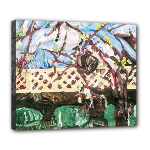 Blooming Tree 2 Deluxe Canvas 24  X 20   by bestdesignintheworld