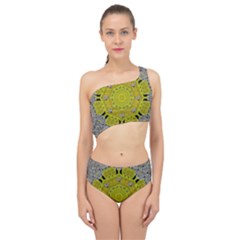 Sunshine And Silver Hearts In Love Spliced Up Two Piece Swimsuit by pepitasart