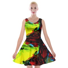 3 Velvet Skater Dress by bestdesignintheworld