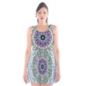 Hearts In A Decorative Star Flower Mandala Scoop Neck Skater Dress View1