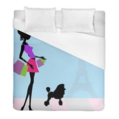 Woman Girl Lady Female Young Duvet Cover (full/ Double Size) by Nexatart
