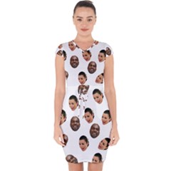 Crying Kim Kardashian Capsleeve Drawstring Dress  by Valentinaart