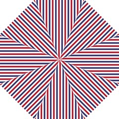 Usa Flag Red White And Flag Blue Wide Stripes Folding Umbrellas by PodArtist