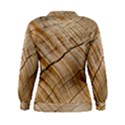 Abstract Brown Tree Timber Pattern Women s Sweatshirt View2