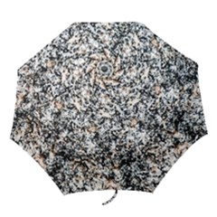 Granite Hard Rock Texture Folding Umbrellas by FunnyCow