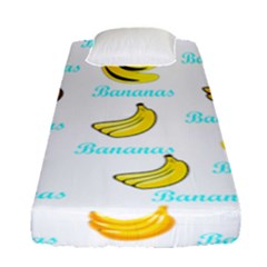 Bananas Fitted Sheet (single Size) by cypryanus