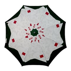 Poker Hands   Straight Flush Diamonds Golf Umbrellas by FunnyCow