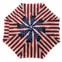 American Usa Flag Vertical Straight Umbrellas View1