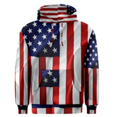 American Usa Flag Vertical Men s Pullover Hoodie by FunnyCow