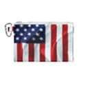 American Usa Flag Vertical Canvas Cosmetic Bag (Medium) View1