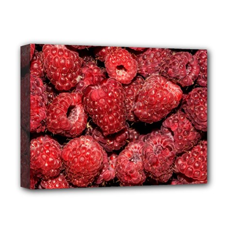 Red Raspberries Deluxe Canvas 16  X 12   by FunnyCow