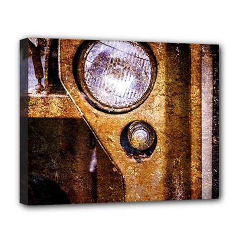Vintage Off Roader Car Headlight Deluxe Canvas 20  X 16   by FunnyCow