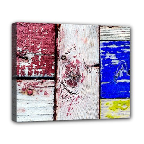 Abstract Art Of Grunge Wood Deluxe Canvas 20  X 16   by FunnyCow