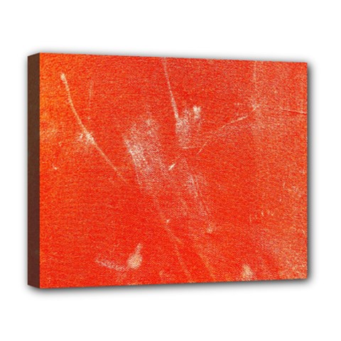 Grunge Red Tarpaulin Texture Deluxe Canvas 20  X 16   by FunnyCow