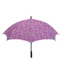 Pink Star Blue Hats Golf Umbrellas View3