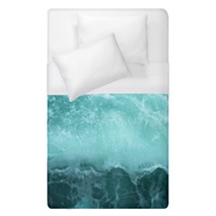 Green Ocean Splash Duvet Cover (single Size) by snowwhitegirl