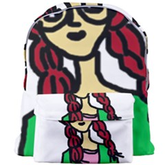 Nerdy Girl Giant Full Print Backpack by snowwhitegirl
