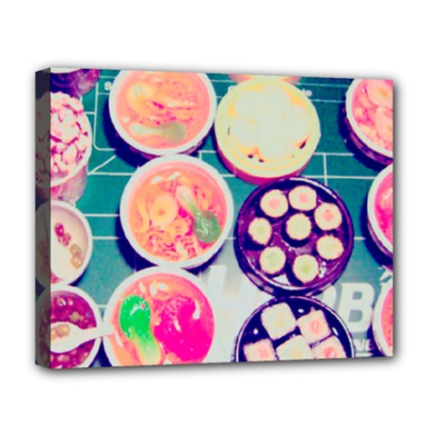 Ramen And Sushi Deluxe Canvas 20  X 16   by snowwhitegirl