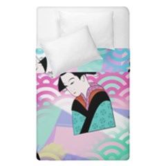 Japanese Abstract Duvet Cover Double Side (single Size) by snowwhitegirl