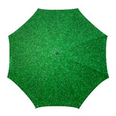Green Glitter Golf Umbrellas by snowwhitegirl