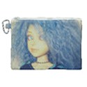 Blue Hair Boy Canvas Cosmetic Bag (XL) View1