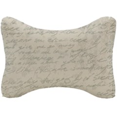 Handwritten Letter 2 Seat Head Rest Cushion by vintage2030