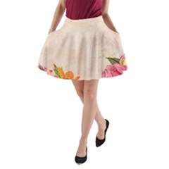 Flower 1646045 1920 A-line Pocket Skirt by vintage2030