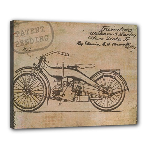Motorcycle 1515873 1280 Canvas 20  X 16  (stretched) by vintage2030
