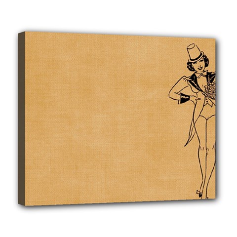 Flapper 1515869 1280 Deluxe Canvas 24  X 20  (stretched) by vintage2030