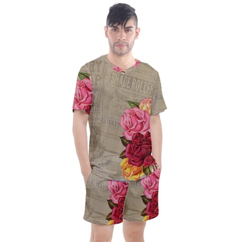 Flower 1646069 960 720 Men s Mesh Tee And Shorts Set by vintage2030