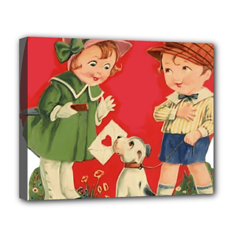 Children 1731738 1920 Deluxe Canvas 20  X 16  (stretched) by vintage2030