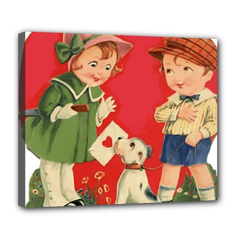 Children 1731738 1920 Deluxe Canvas 24  X 20  (stretched) by vintage2030