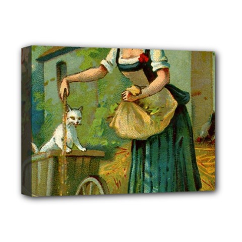 Postcard 1348470 1920 Deluxe Canvas 16  X 12  (stretched)  by vintage2030