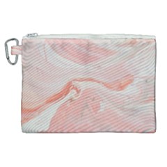 Pink Clouds Canvas Cosmetic Bag (xl) by WILLBIRDWELL