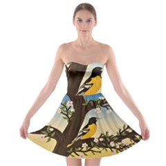 Oriole Strapless Bra Top Dress by lwdstudio