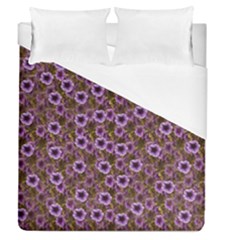 The Sky Is Not The Limit For A Floral Delight Duvet Cover (queen Size) by pepitasart