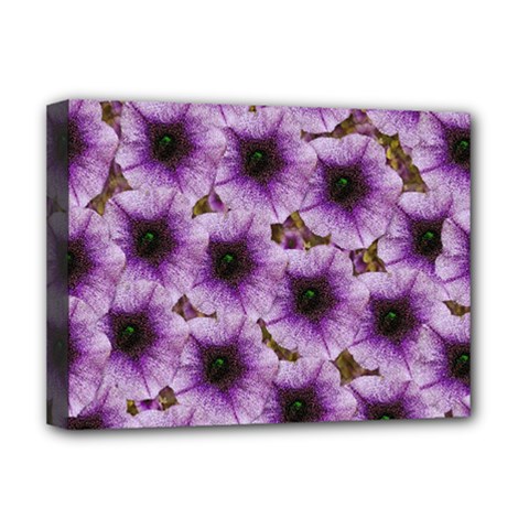 The Sky Is Not The Limit For Beautiful Big Flowers Deluxe Canvas 16  X 12  (stretched)  by pepitasart
