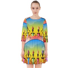African American Women Smock Dress by AlteredStates